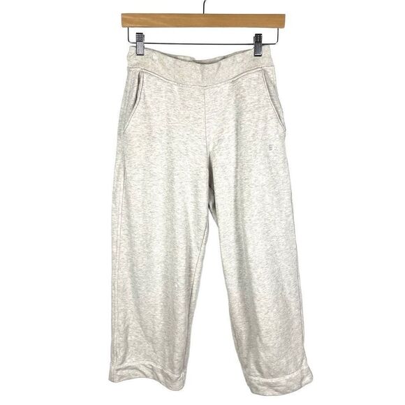 Everlane The Track Wide Leg Pant Light Gray Sweatpants Joggers women’s S - Picture 3 of 12